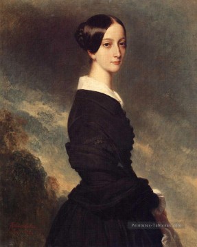 Franz Xaver Winterhalter œuvres - Françoise Caroline Gonzague Princesse de Joinville 1844 portrait royauté Franz Xaver Winterhalter